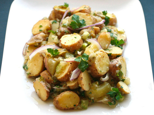 vegan-yums:  Yummy vegan potato salad Creamy adult photos