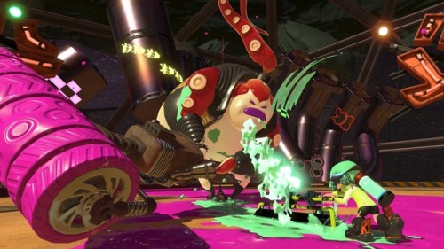 splosh-o-matic:More screenshots and concept art of Octolings and a unknown boss. Via SplatoonJP on Twitter.