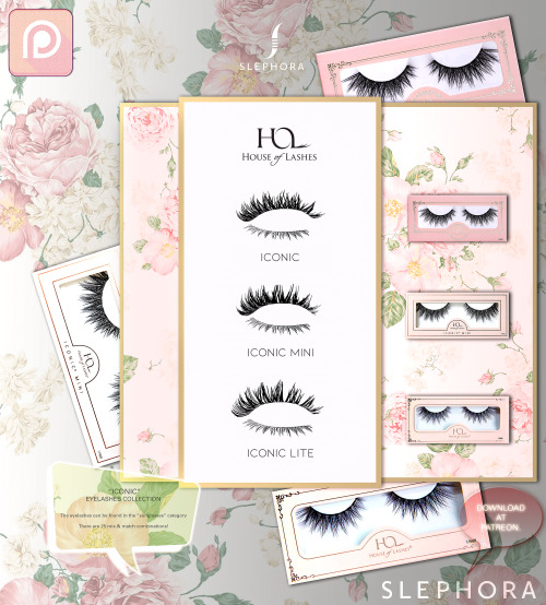  “ICONIC” EYELASHES COLLECTION (25 MIX & MATCH COMBINATIONS!)After working on this project for s