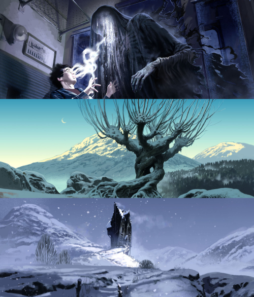 potterswheeezy: Harry Potter Film Concept Art by Adam Brockbank (x)