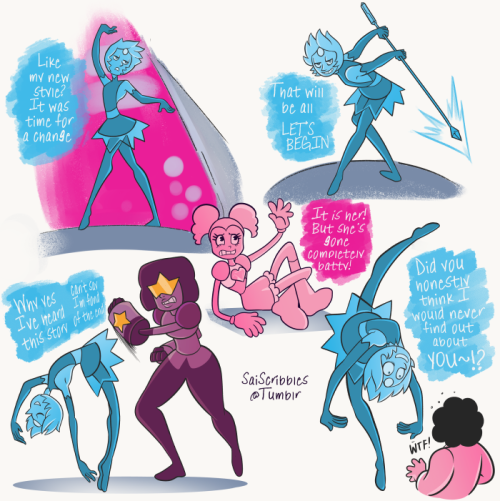 Sai Scribbles — Insane Ballerina Pearl sketches from my...