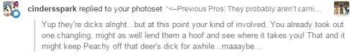 charlie-bad-touch:  <–Previous  Next–> Peachy, goddamnitHave anything to say to them?   X3!