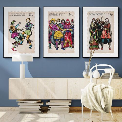 The Musical Tribes Of Britain is our new series of prints celebrating - light-heartedly - different 