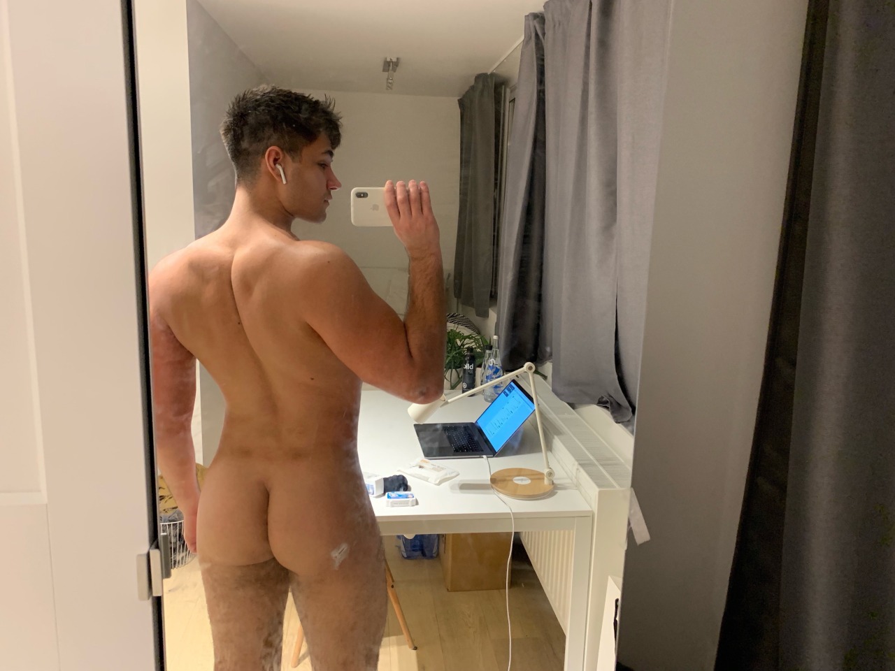 XXX ehuro: I cut my ass while shaving :/  photo