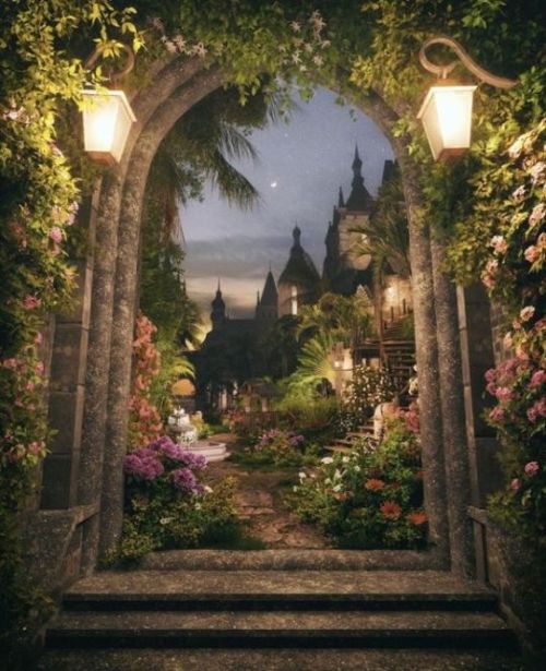 ur-daily-inspiration:  Exploring the Castle Gardens ♡