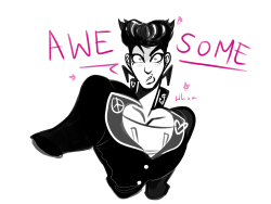 sentochoryu:  Joseph and Josuke’s DHA in EOH is already Great, but then there’s the little exchange after the attack finishes, where Josuke says “A–awesome!” and Joseph replies with “Pretty cool, right~?” AND IT KILLS ME EVERY TIME I mean
