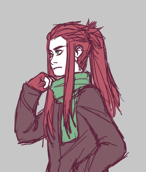 needed to take a break from hw so here’s a ponytail asch