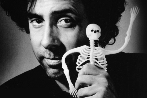 vintagegal:  Happy Birthday Tim Burton (August 25, 1958)  “I’ve always been misrepresented. You know, I could dress in a clown costume and laugh with the happy people but they’d still say I’m a dark personality.” 