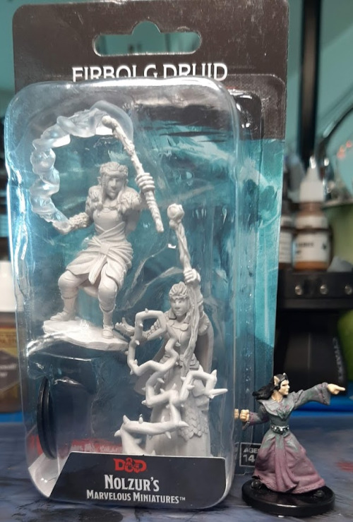 Picked up some firbolg minis. They are. Very tall. 