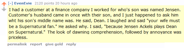thesockmonkeyrenegade:  vanryzzo:  in which fangirls grow up and Jensen Ackles is