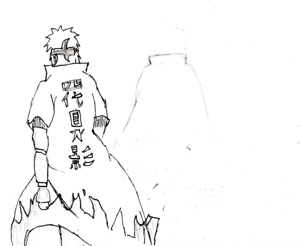 Yondaime Hokage Line Art by krismania on DeviantArt