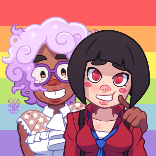 Happy Pride Month from my favorite couple!