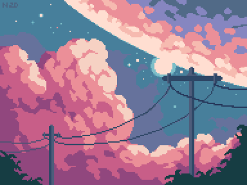 norma2d:Pink clouds