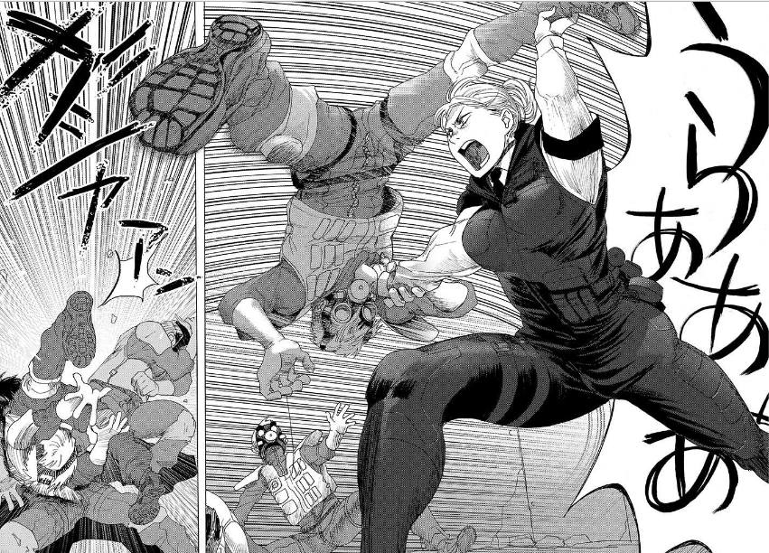 animemangamusclegirls:    Arai Yoshihito from Butterfly Storage /   「バタフライ・ストレージ」