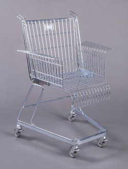 cooperhewitt:  Stiletto Studios, Chair, “Consumer’s Rest”, ca. 1991. Metal. Museum purchase from Eleanor G. Hewitt Fund. 1992-112-1. See more stuff from the Product Design and Decorative Arts department. 