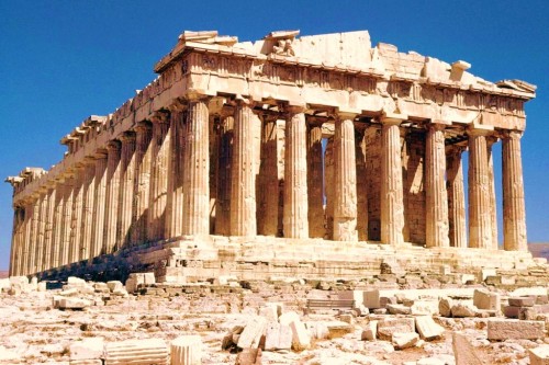 ahencyclopedia:WONDERS OF THE ANCIENT WORLD: The Acropolis of Athens THE ACROPOLIS was built un