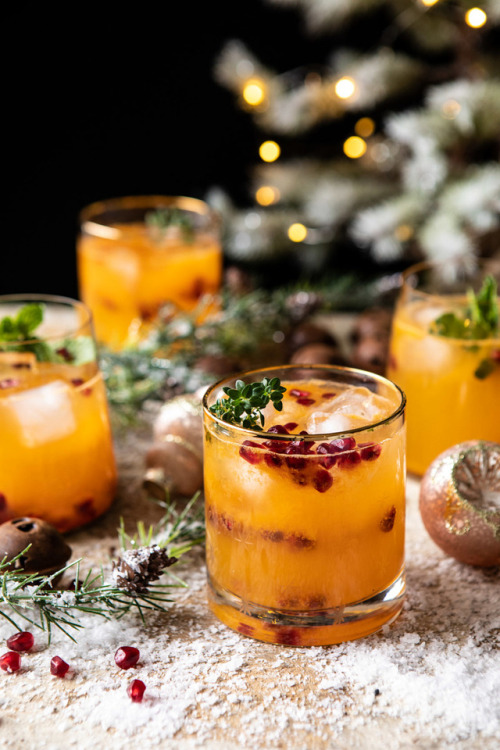 sweetoothgirl:    holly jolly christmas citrus cocktail