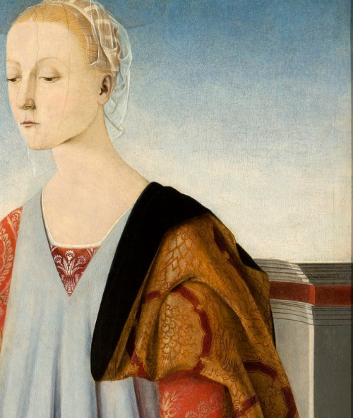 barcarole:Detail from Virgin and Child at Cini, Piero della Francesca, ca. 1460.