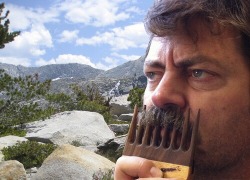 wild-trails:Let’s all stop and acknowledge this picture of Ron Swanson.