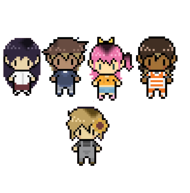 pineapple / cider — What if I made them into omori sprites