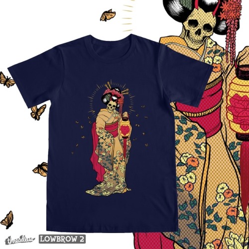 Bone Woman on Threadless feel free to vote for my design if you’d like Threadless to make it a