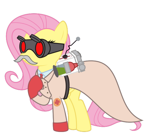 Sex avastindy:  Fluttershy as Medic from Team pictures