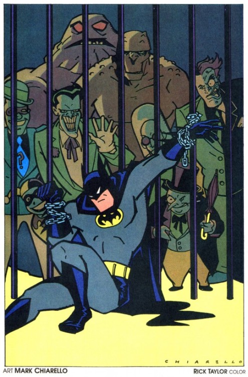 brianmichaelbendis:Pin ups from Batman Adventures Annuals. Alex Toth, Kelley Jones, Kevin Nowlan, Ma