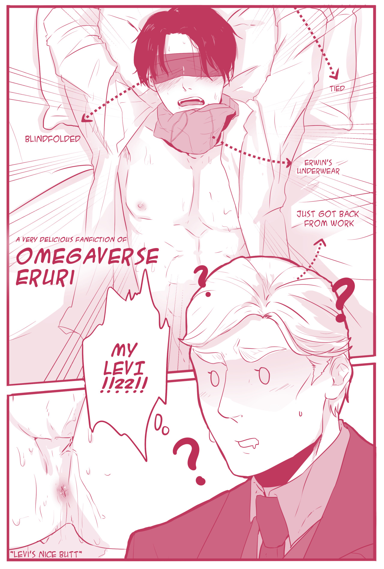 kayr801: In which Mafia Boss!Erwin just got back from work and find his omega in