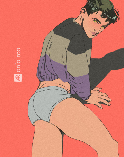 Wakatoshi-kun  in underwear  ♡