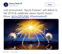 disney-universes: the-disney-elite: “Classic Epcot music” sounds good to me! Keep in mind, this is just a stopgap until the big Cartoon IP Projection Fest show is done. Can’t think of a more perfect metaphor for the current state of Epcot. 