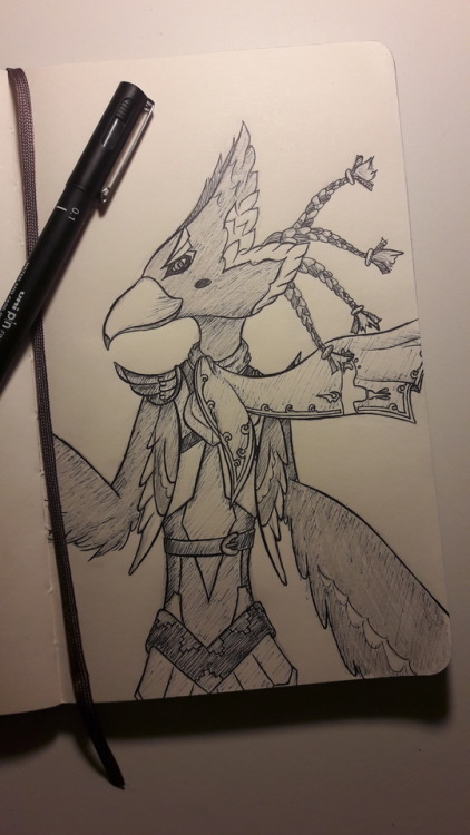 sonicmega: pitscrafts: And here’s Revali! I really should be studying indead of drawing hehe. 