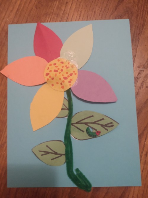 The Gods Of Art And Motivation Have Blessed Me Tonight. I Had Motivation To Make A Construction Paper