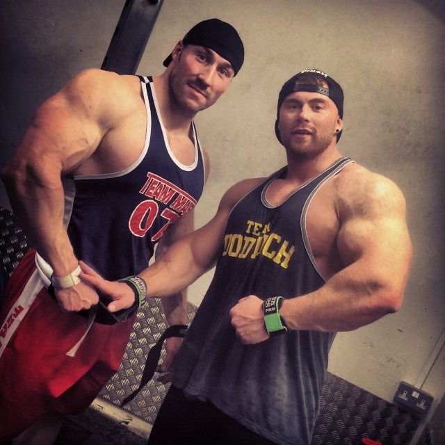 bigjoetex: Training partners with benefits Max O'Connor &amp; Richard Gozdecki