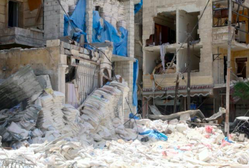 Disregard for Civilian Life in Syria Hospital Attacks An airstrike on April 27, 2016, that hit al-Q