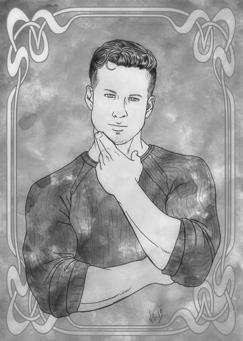 portrait of Nick Sandell by myself