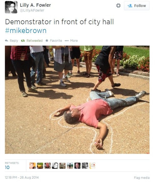 colourmebaadd:  iwriteaboutfeminism:  Tuesday afternoon, Ferguson protesters march in downtown St. Louis, from City Hall to the US Courthouse.   This is super important 