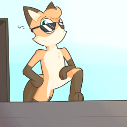 mrdegradation: Something I was working on yesterday. Gotta sport those shades bruh  c: