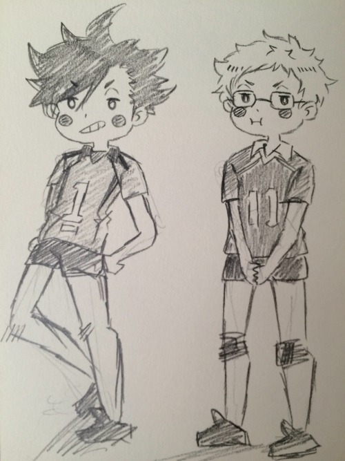 tsukishimaslegs:  I was practicing a new chibi style and then all this happened