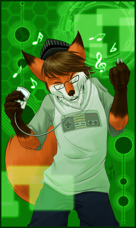 monsterblau:  Foxy Jamz by TigerBeacon