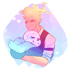 le-poofe:  Just a quick fluffy doodle because warm hugs are the best