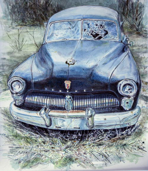 Artist… AAlberts • 1949 Mercury • Consignment • Ongoing almost Done •  • Leave Credit Intact • Water
