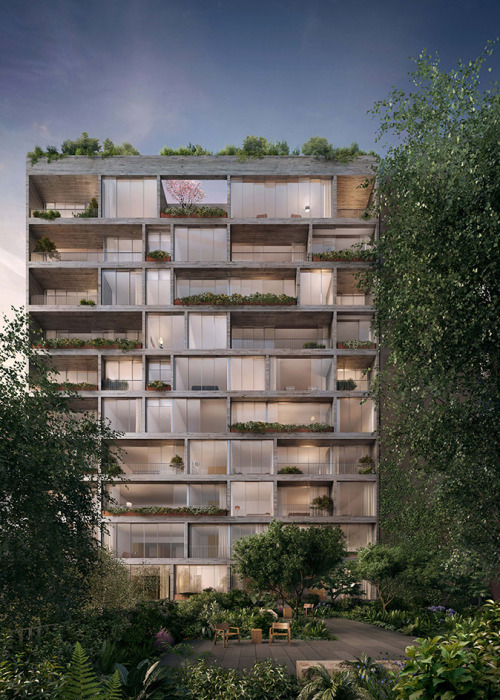 {Isay Weinfeld, featured twice before, is designing this new high rise residence in New York’s Chels