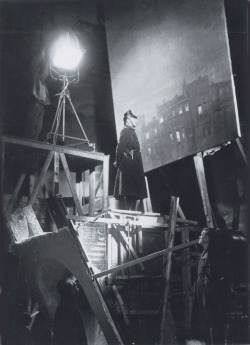 keyframedaily:  On the set of Fritz Lang’s