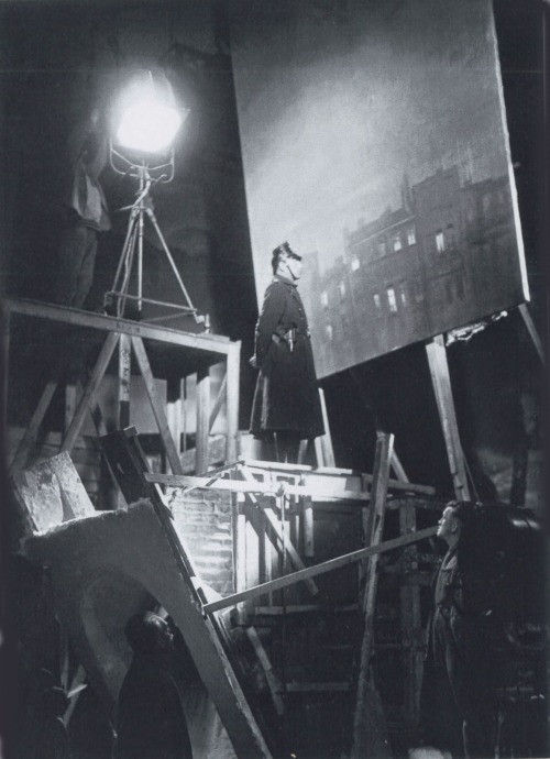 keyframedaily:  On the set of Fritz Lang’s M (1931). 