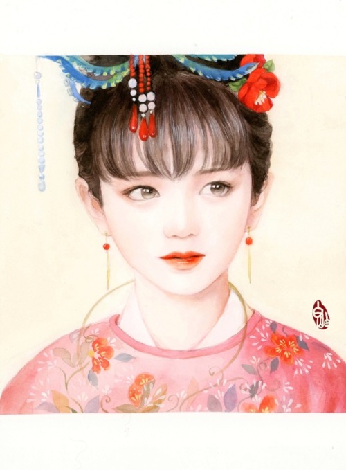 changan-moon:Chinese gufeng style portraits by 白岫