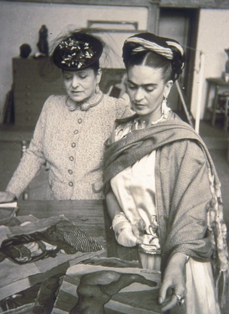 Frida Kahlo with Helena Rubinstein, 1930s