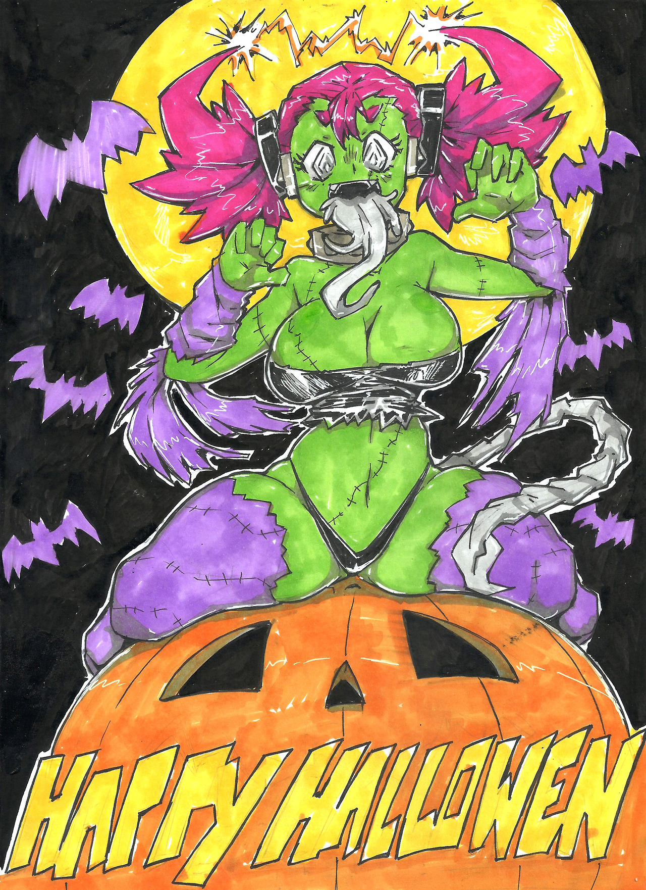 dragoontequila:Happy Halloween! (sorry for the missing “E”) ;9