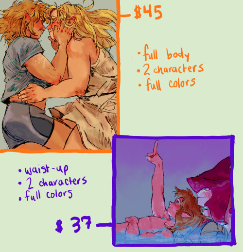 COMMISSIONS TIME!!hello! the holidays have come&hellip; this season is going to be really difficult 