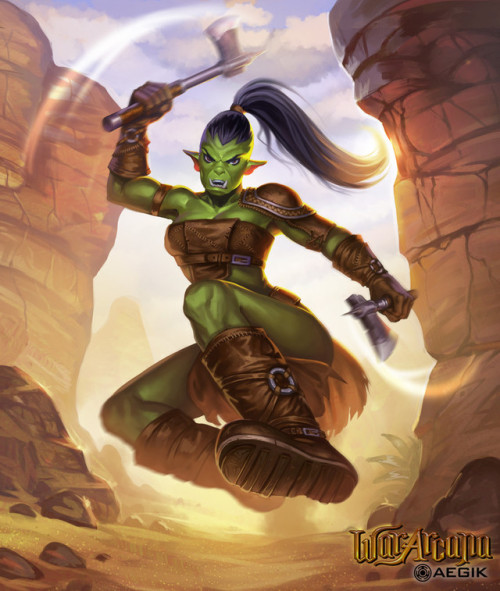 orcgirls:Orc attack by Amanda Kihlström adult photos