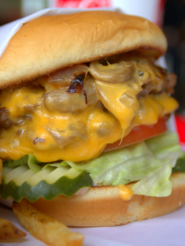 verticalfood:  Double Deluxe Cheeseburger @ Suzie Burgers (by Rodney Blackwell)